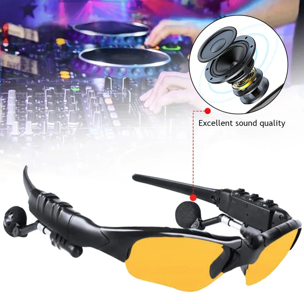 2 In 1 Headworn Smart BT Sunglasses With Earphone