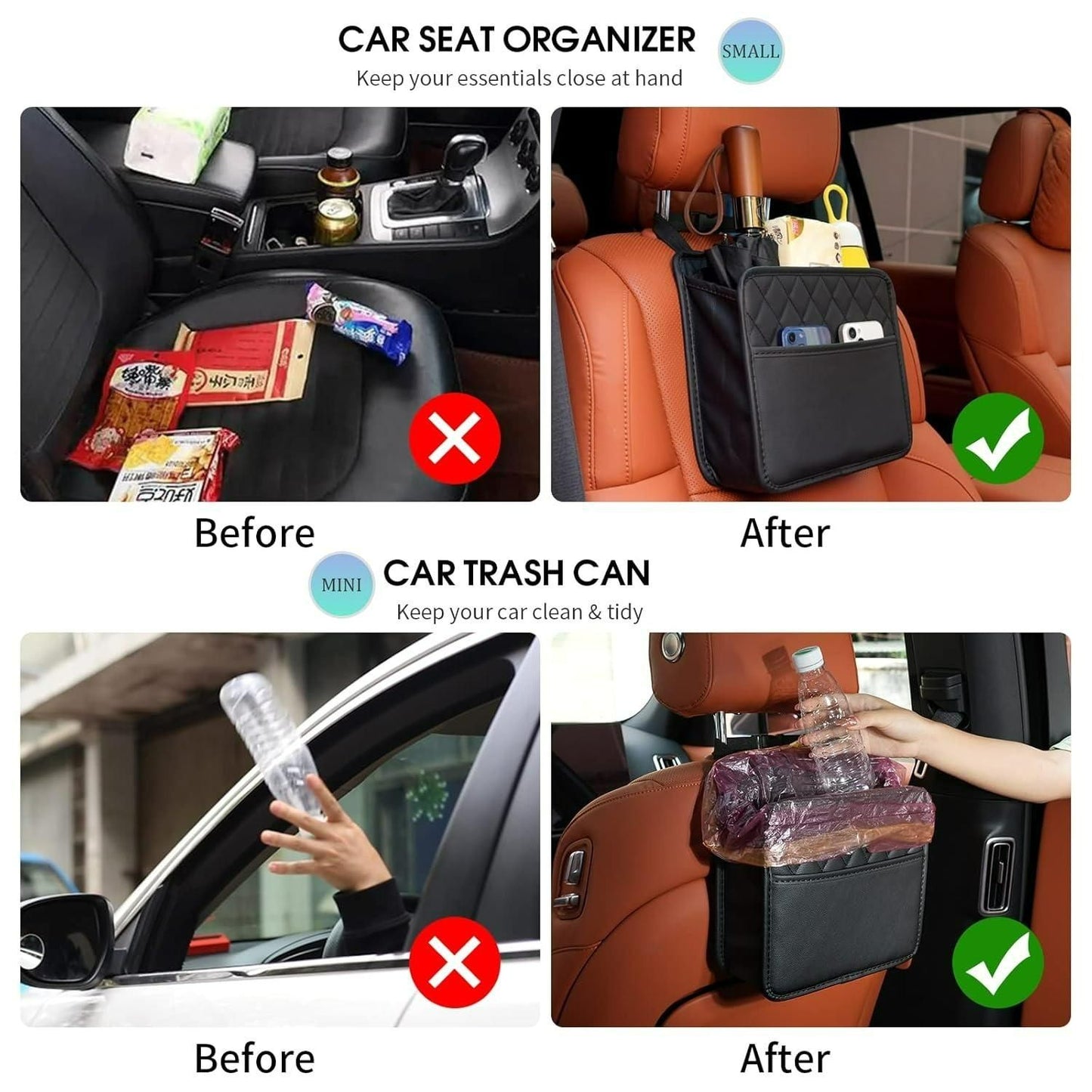 Car Seat Back Hanging Bag